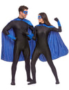 Blauwe superhelden kit voor volwassenen