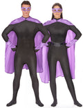 Paarse capes voor Halloween