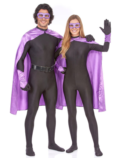 Kit super héros violet adulte