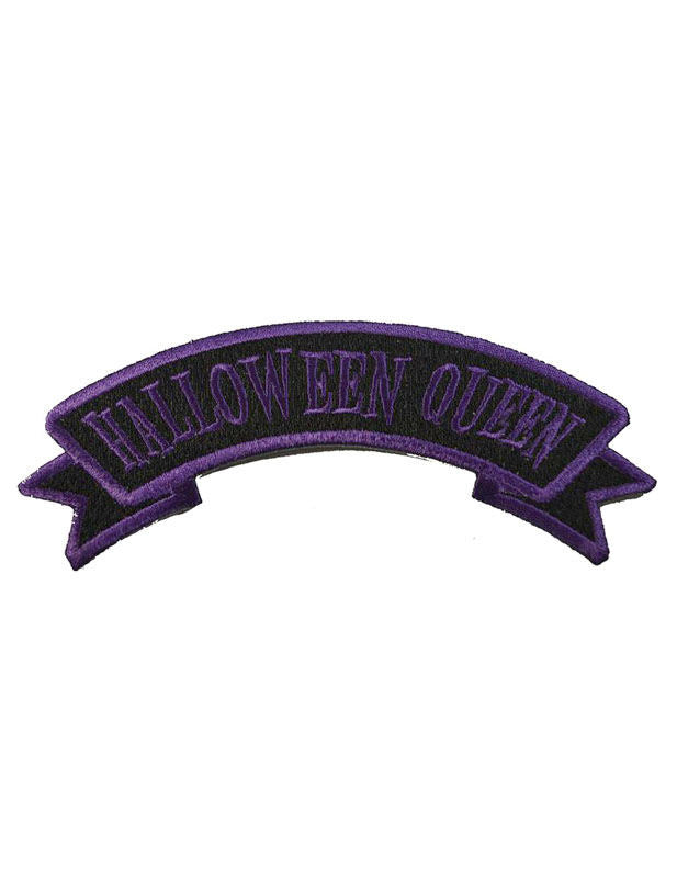 Pièce pour vêtement Halloween Queen pour femme violet et noir