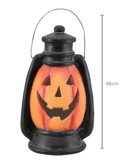 38cm spookachtige oplichtende pompoenlantaarn