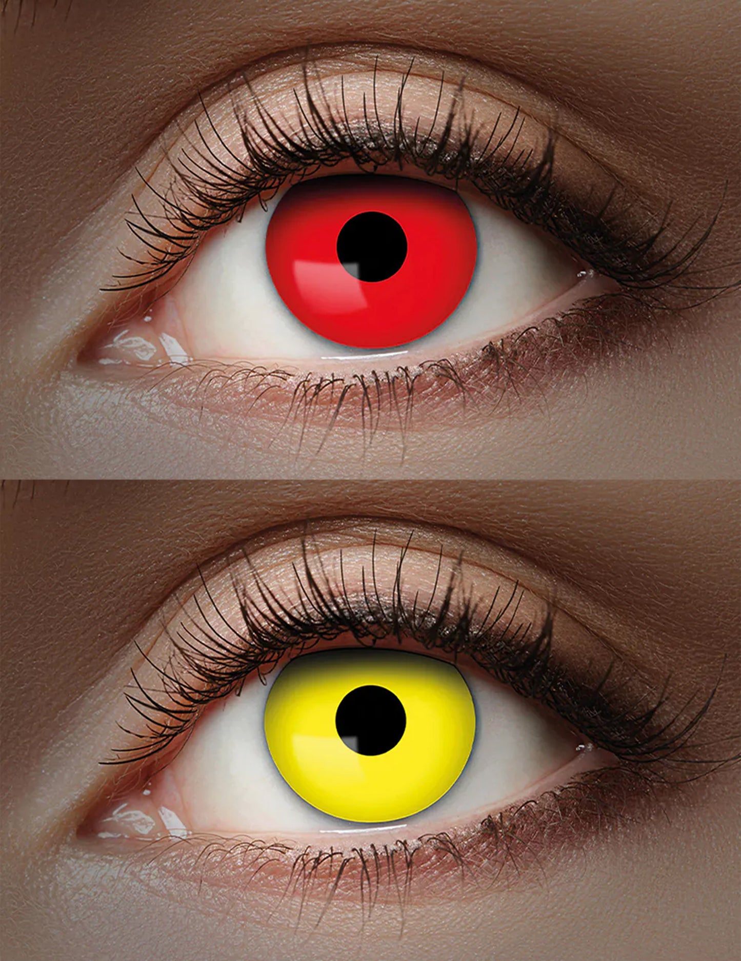 UV duo lenzen rood en geel 1 maand volwassene