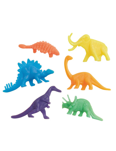12 Figurines dinosaures en plastique