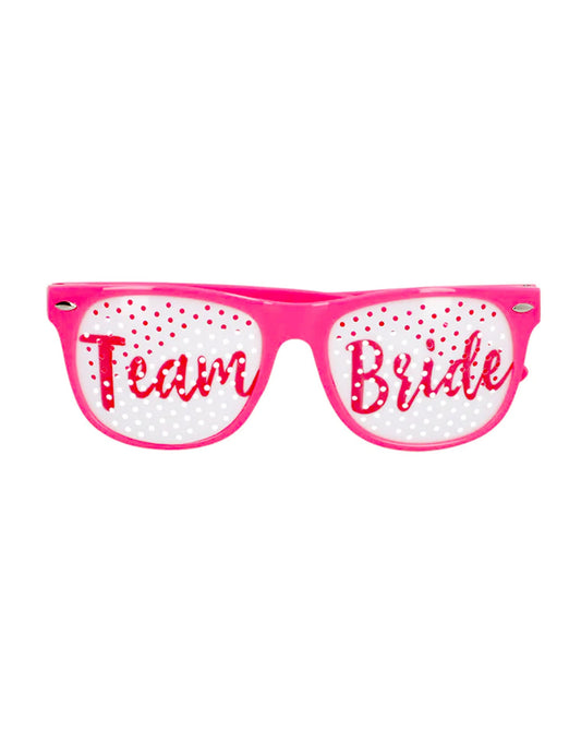 Set van 3 Team Bride-brillen voor volwassenen
