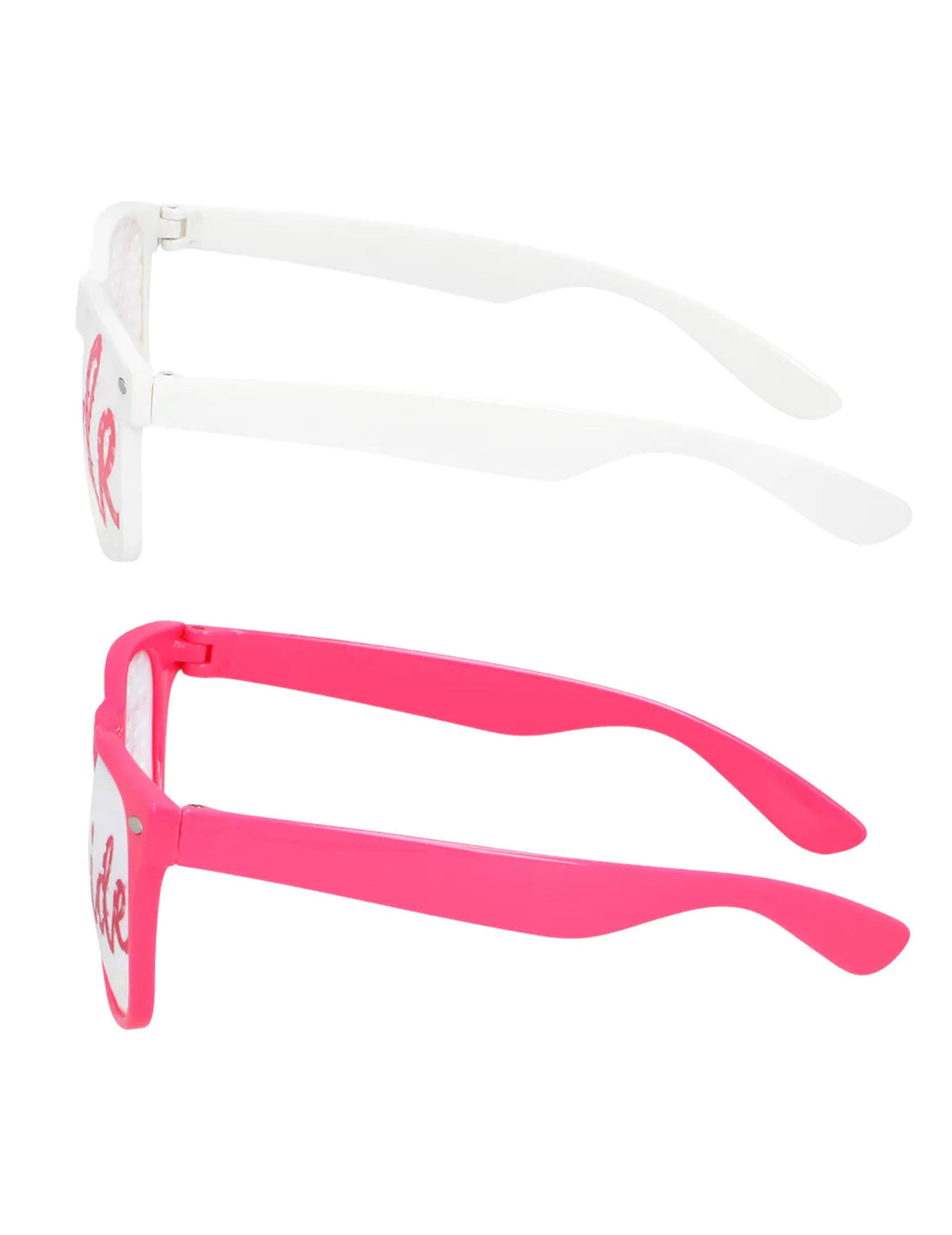 Lot de 3 lunettes Team Bride et Bride to be adulte