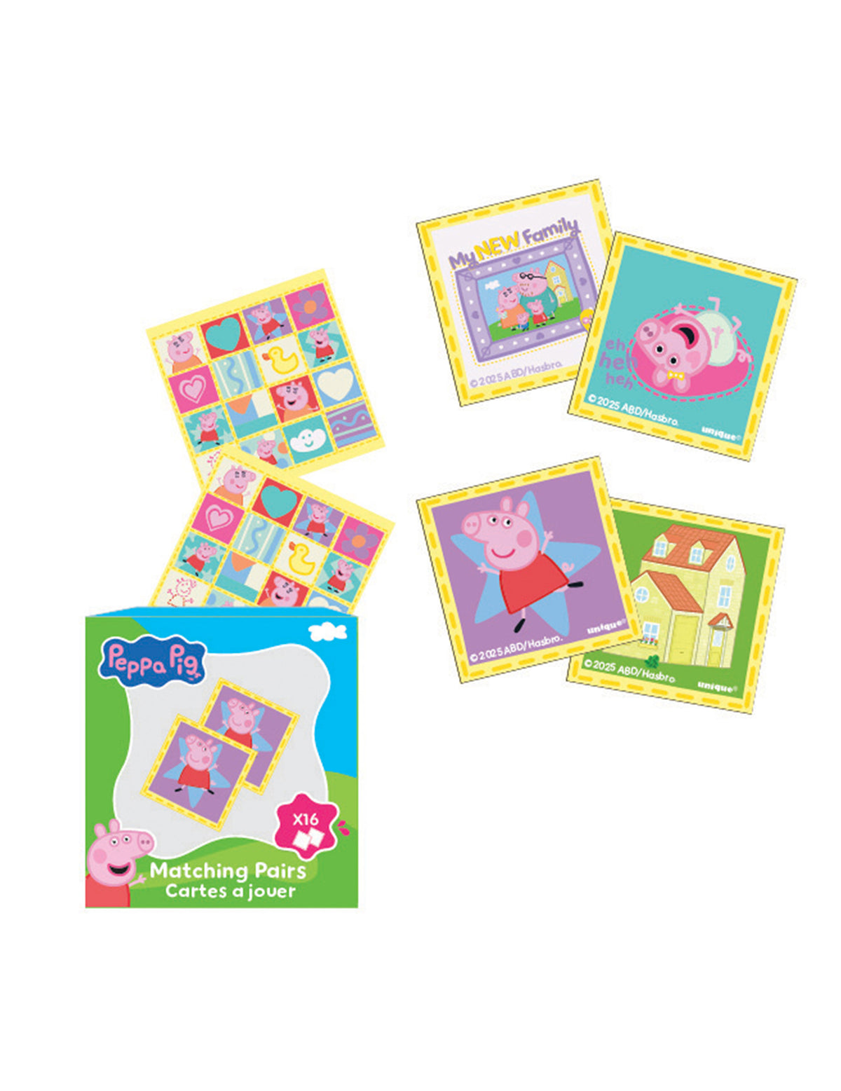 Set van 4 Peppa Pig™ kaartspellen