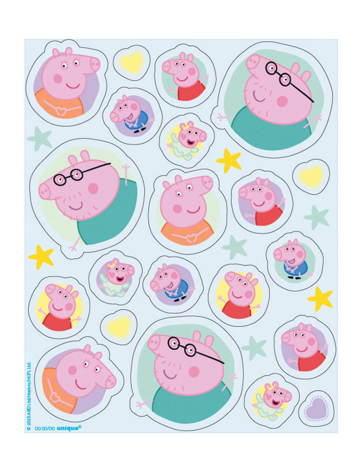 Set van 4 vellen Peppa Pig™ stickers