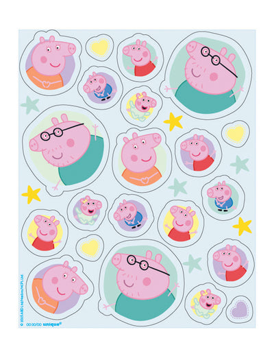 Lot de 4 planches de stickers Peppa Pig™