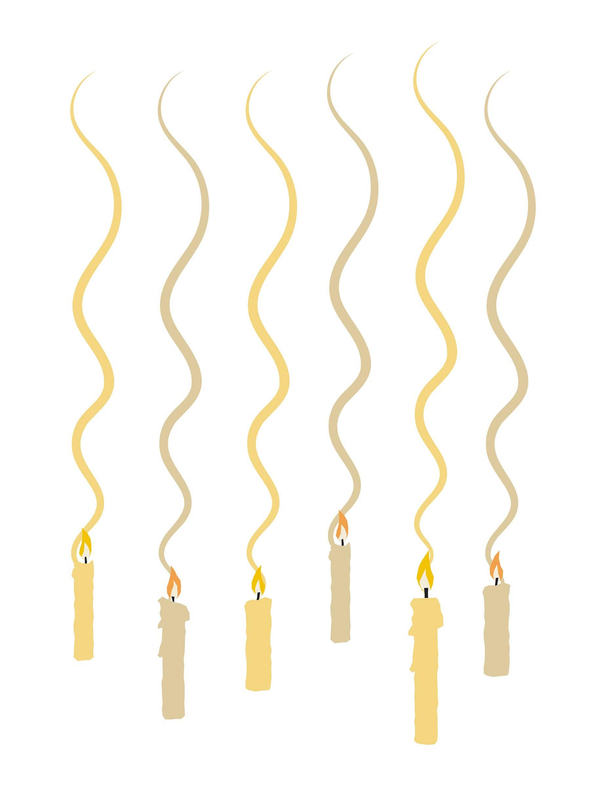 Lot de 6 suspensions spirales Harry Potter™
