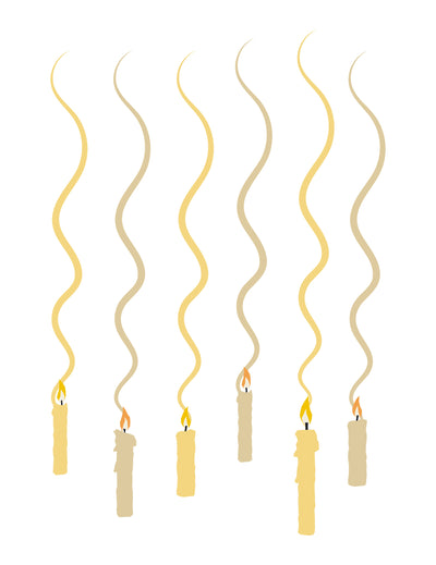 Lot de 6 suspensions spirales Harry Potter™