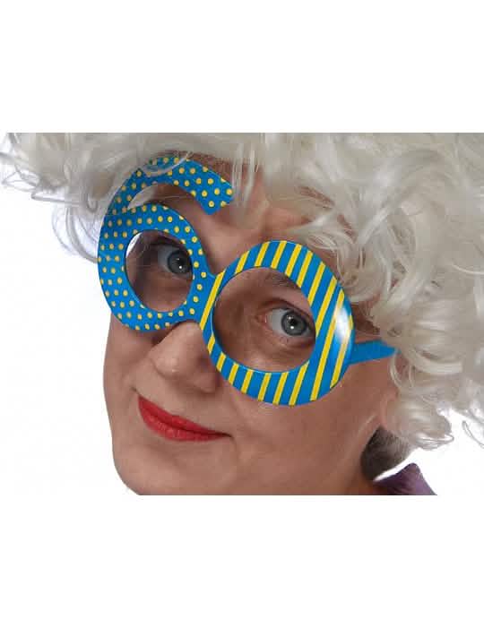 Vooraanzicht van de brillen leeftijd 60