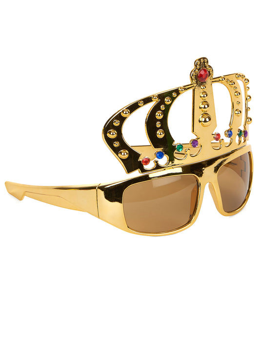 Lunettes avec couronne roi adulte