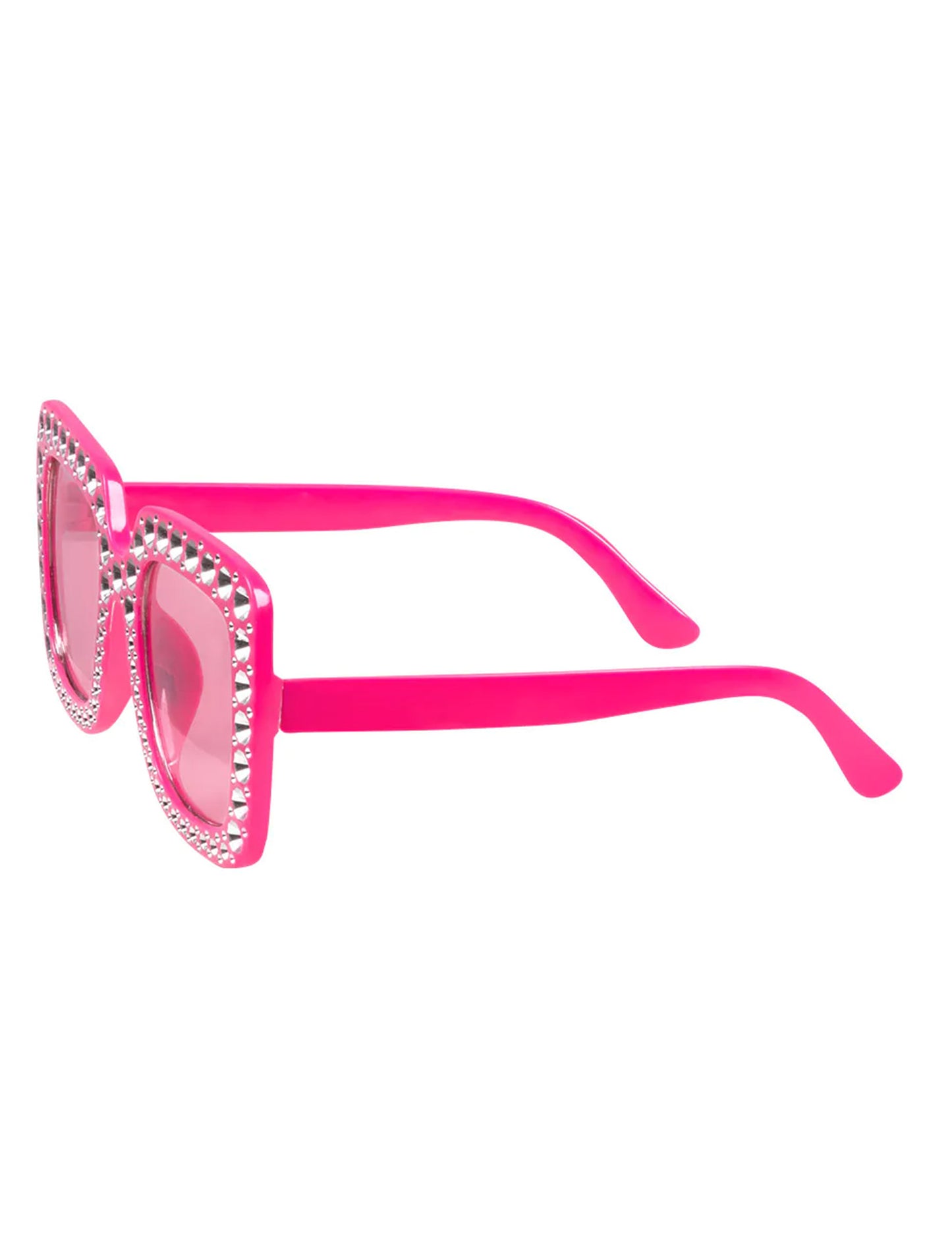 Roze bril bling bling