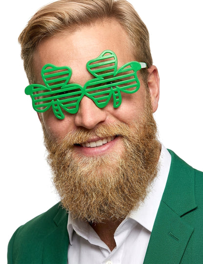 Klavertjes bril voor Patrick's day