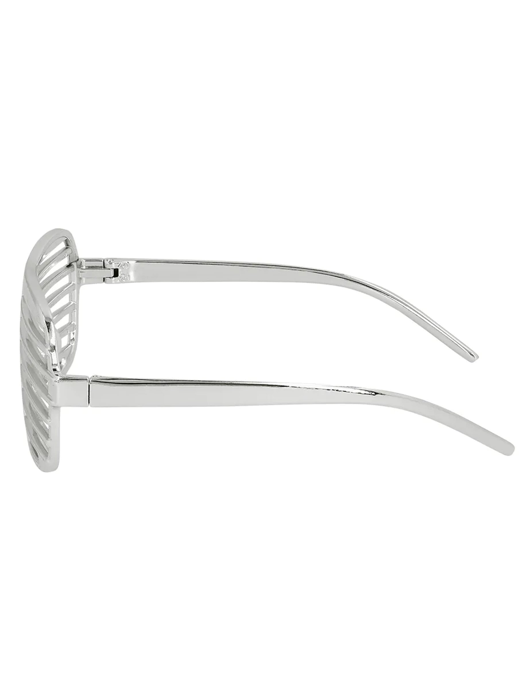 Vue de profil des lunettes striées pour adulte