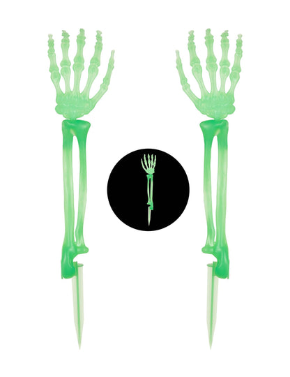 Lichtgevende skelethanden 46 cm