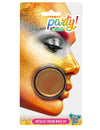 Maquillage métallique doré