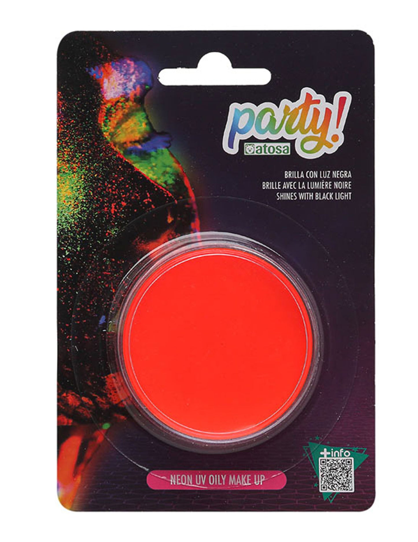 Neon Oranje Fluorescerende Make-up 7,8 g