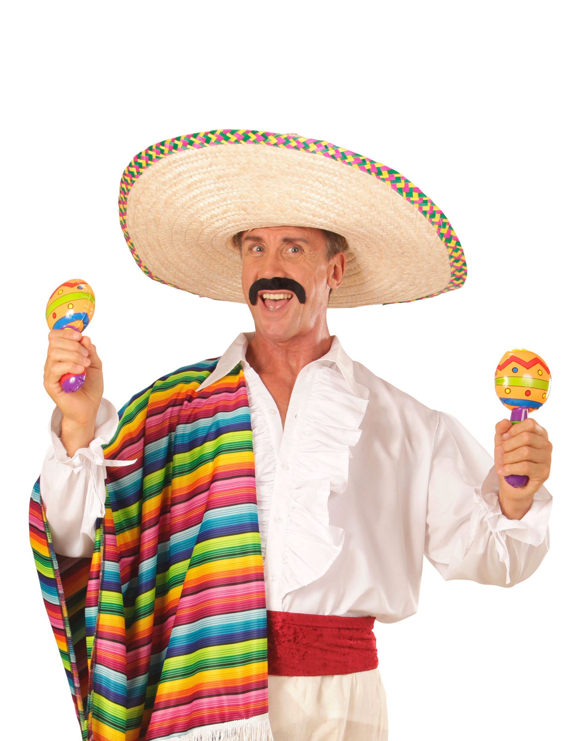 Mise en situation du maracas gonflable mexicain