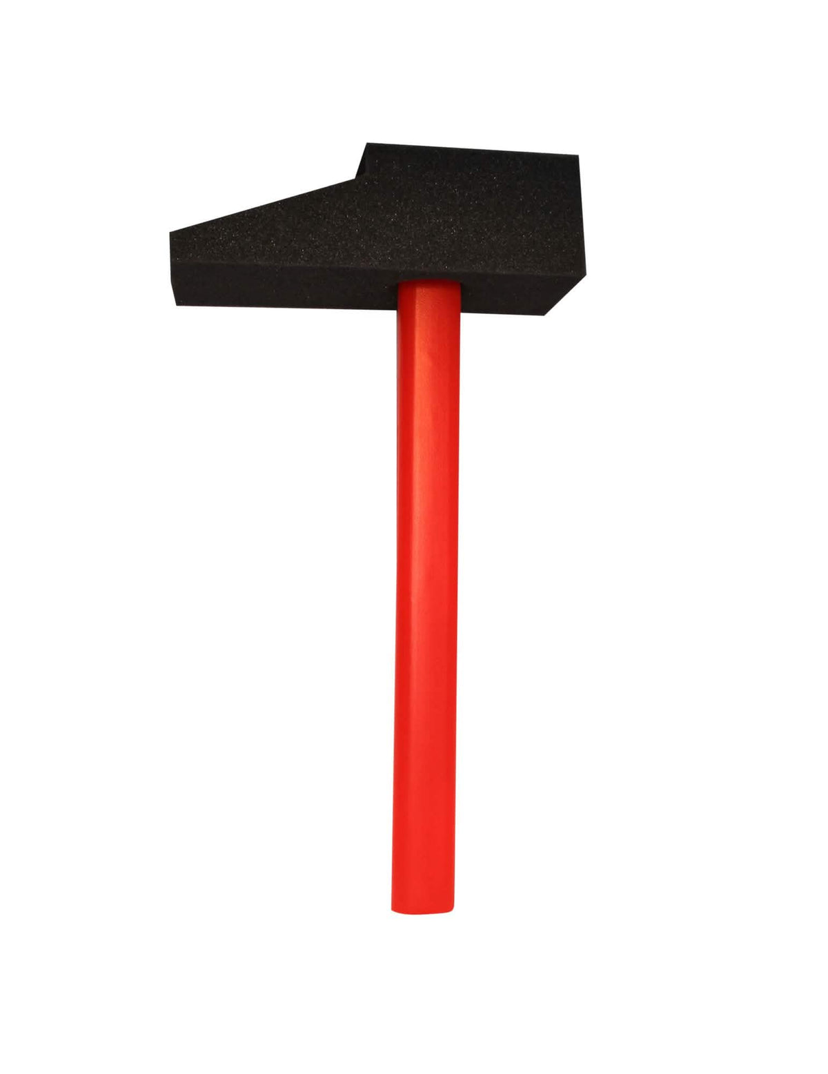 Schuimhamer voor volwassenen zwart en rood