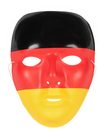 Masque Allemagne pour adulte noir rouge et jaune