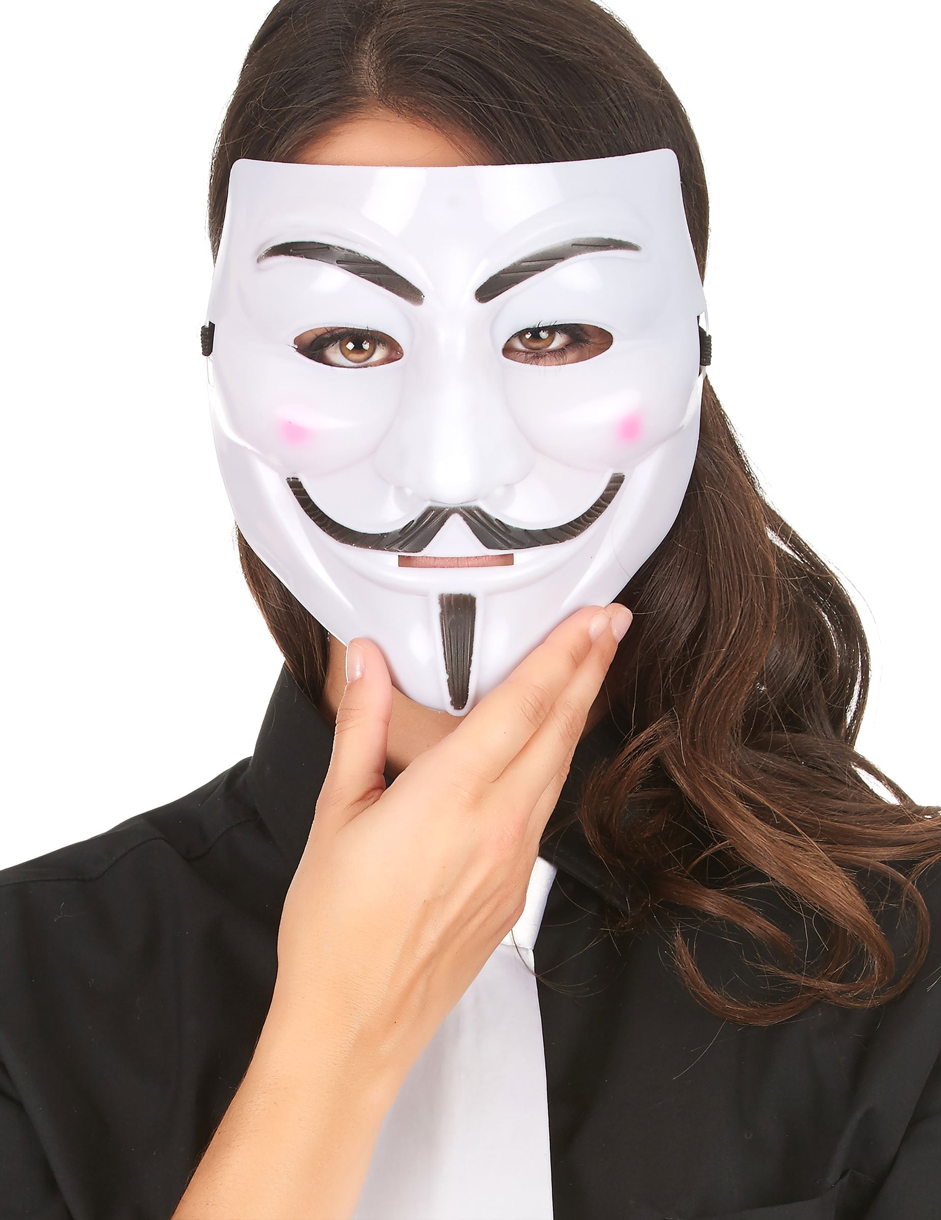 Gros plan du masque anonyme pour adulte