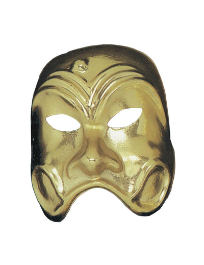 Masque de comédie pour adulte doré
