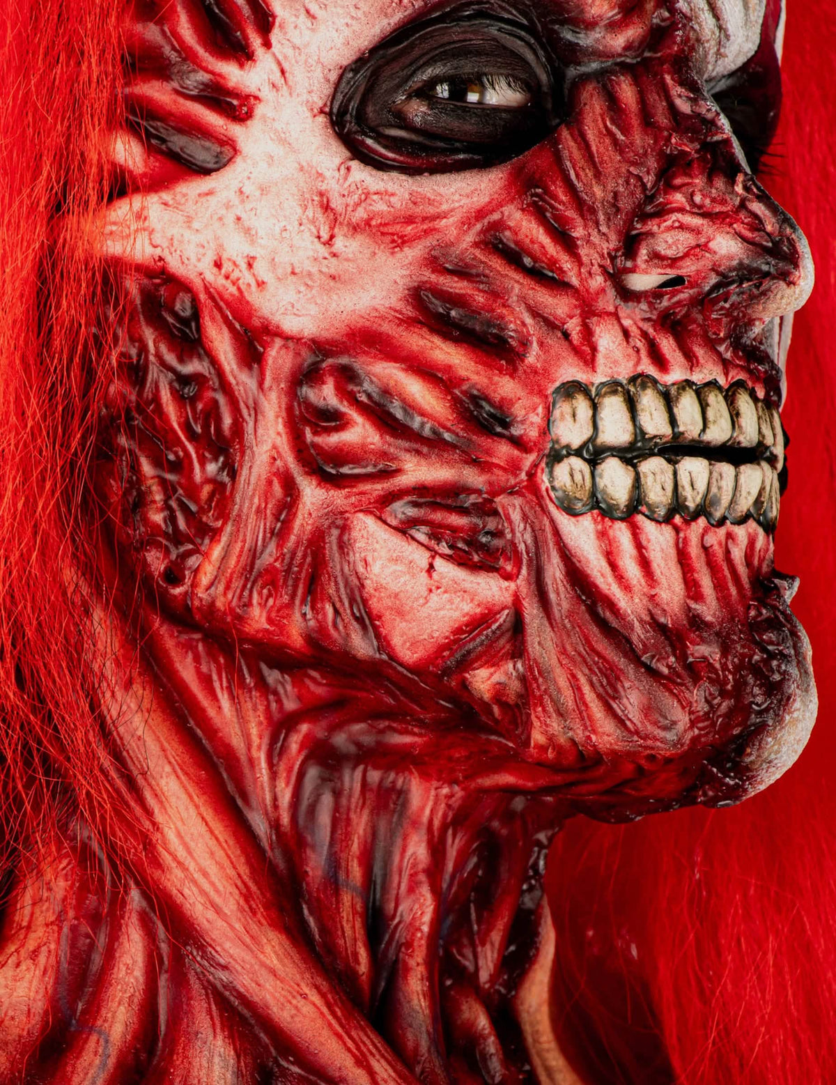 Hyperrealistisch dubbelzijdig premium clown masker voor volwassenen