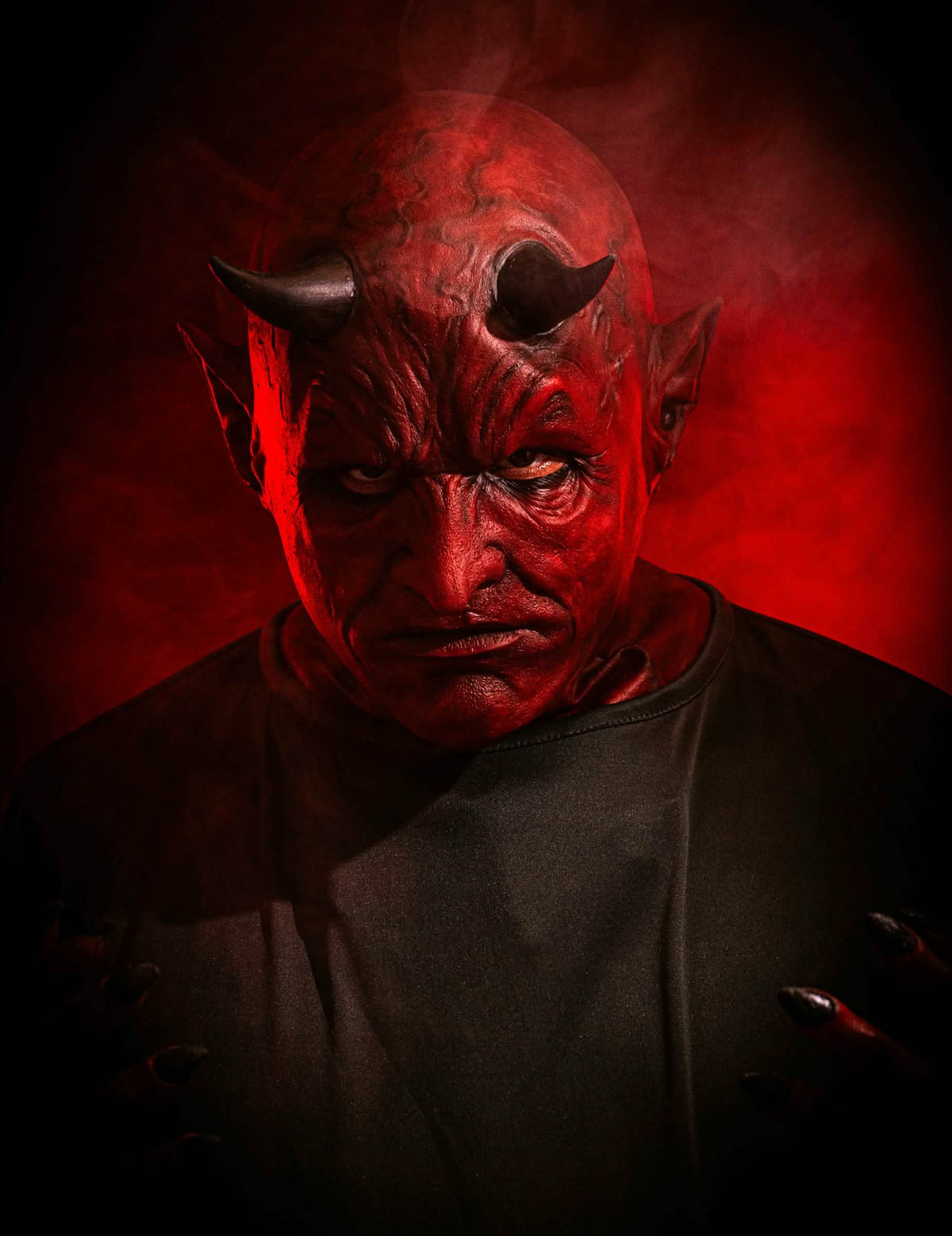 Hyperrealistisch premium demonenmasker voor volwassenen
