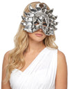 Masque soleil argent en plastique adulte