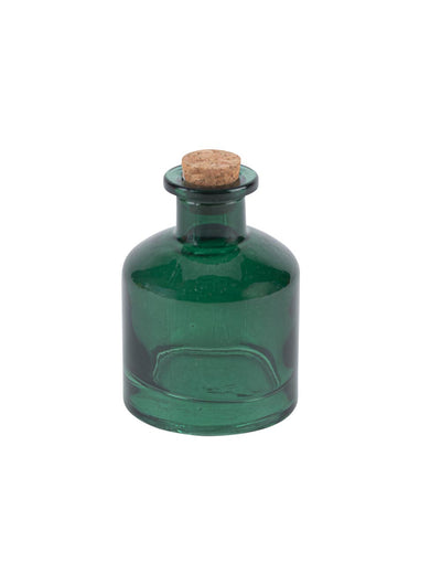 Mignonnette en verre vert foncé 5,6 cl 5 x 7 cm