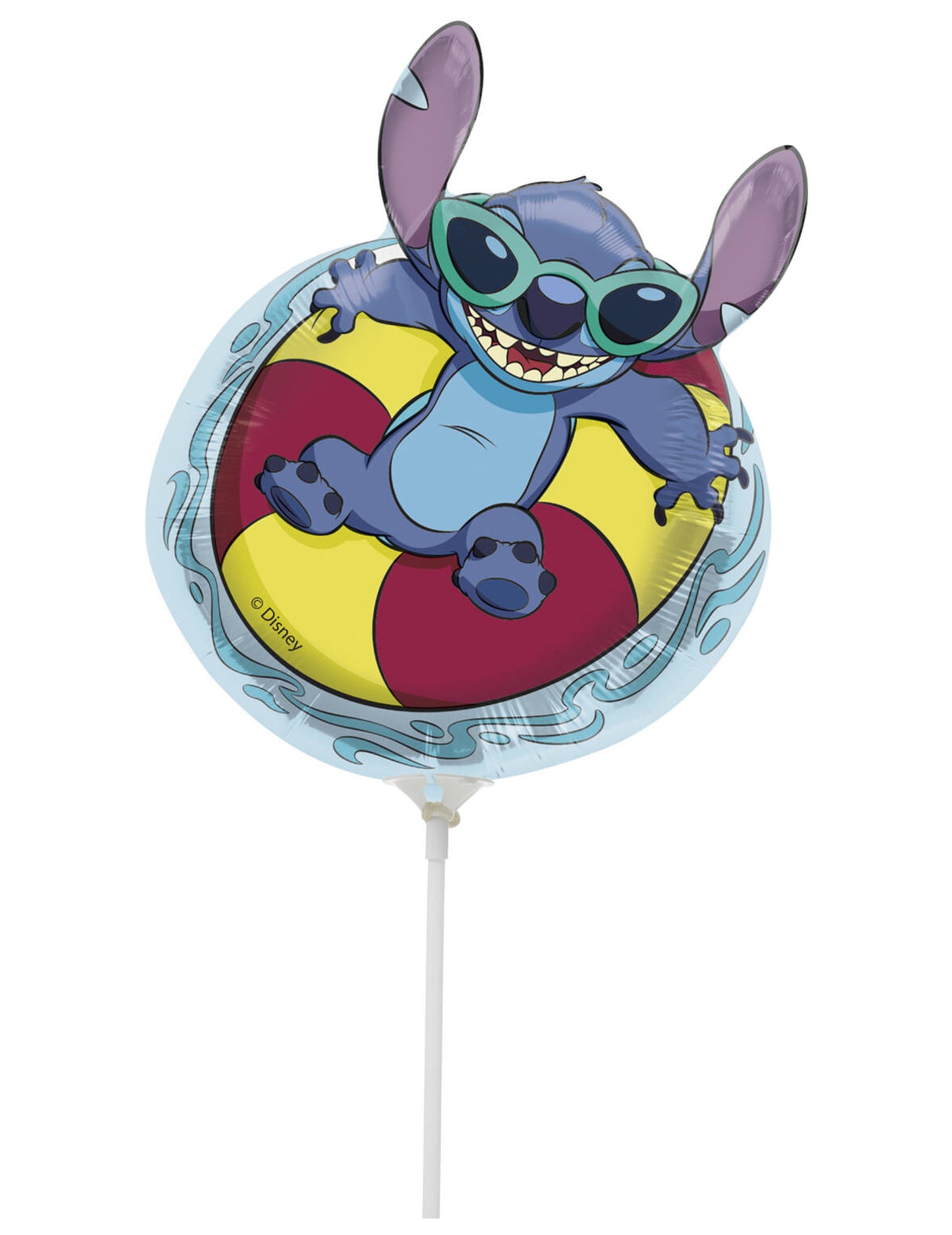 Ballon aluminium en forme Stitch été
