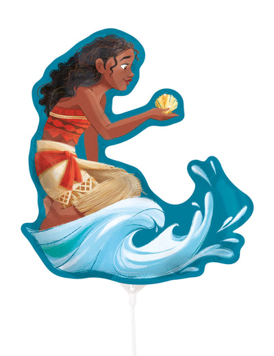 Mini aluminium ballon Vaiana™ 22 x 37 cm