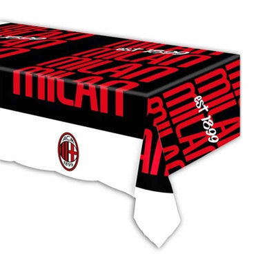 Nappe en papier AC Milan™ 120 x 180 cm