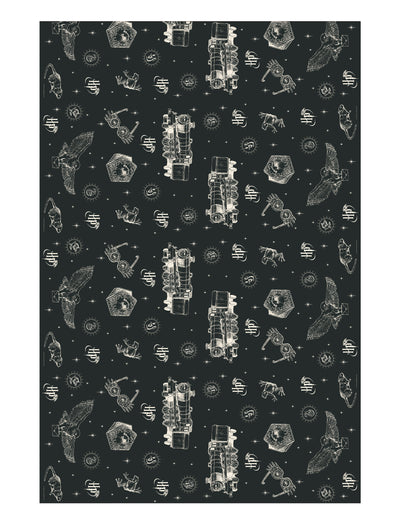 Nappe en papier Harry Potter™ 180 x 120 cm