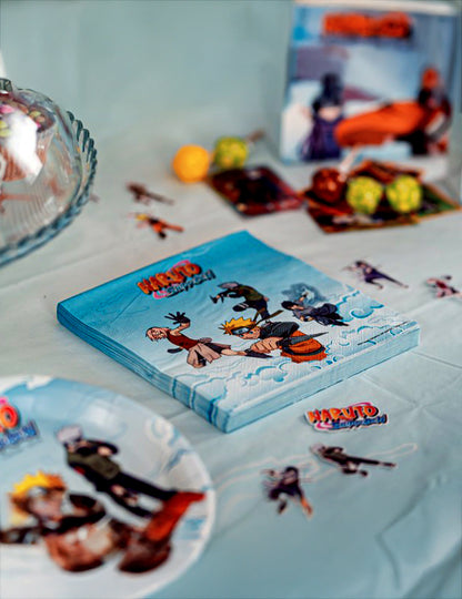 Recycleerbare papieren tafelkleed Naruto Shippuden™ 136 x 228 cm