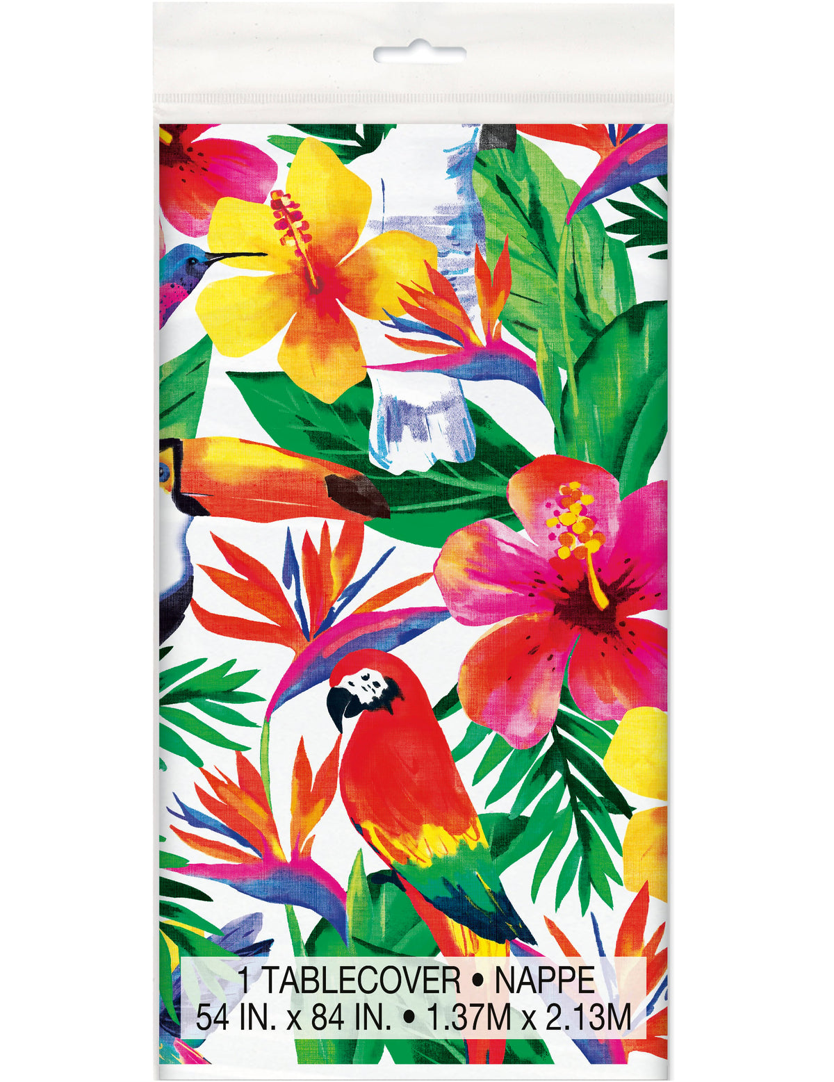 Plastic Tropical Palm tafelkleed 137 x 213 cm