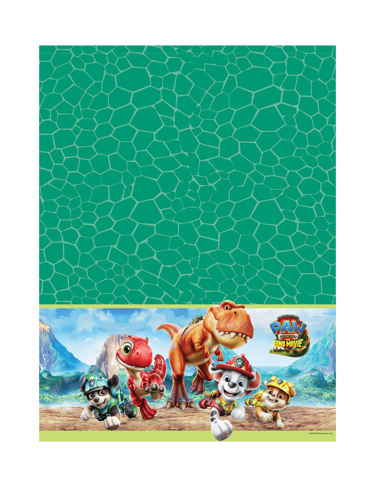 Plastic tafelkleed Paw Patrol™ Dino movie 120 x 180 cm