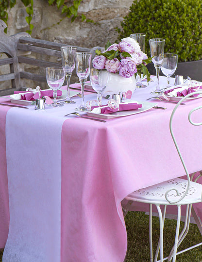 Roze non-woven tafelkleed op rol 120 cm x 10 m