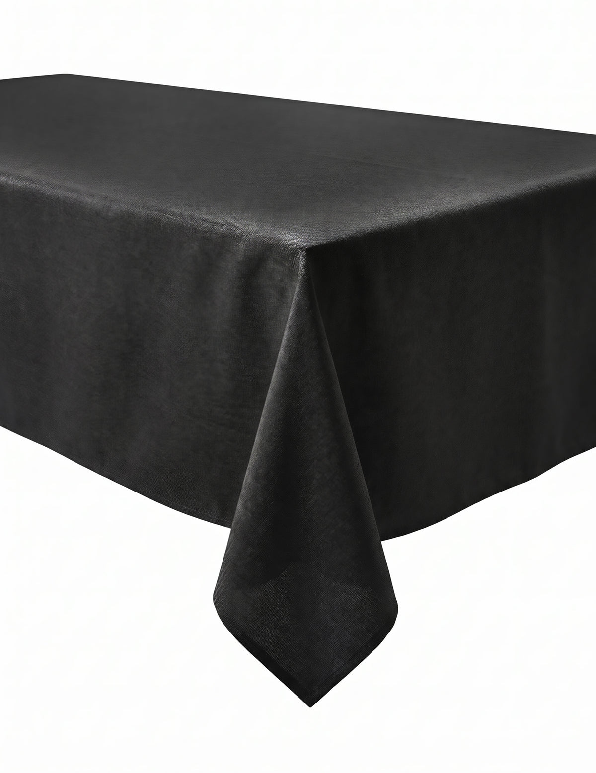 Zwart non-woven tafelkleed 150 x 300 cm