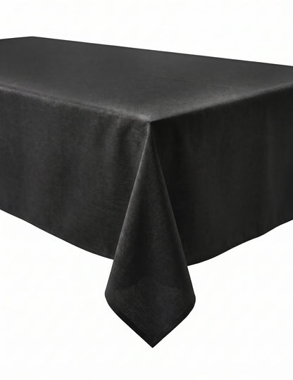 Zwart non-woven tafelkleed 150 x 300 cm