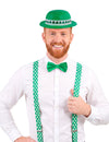 Pack Bretelles chapeau et nœud papillon Saint Patrick adulte