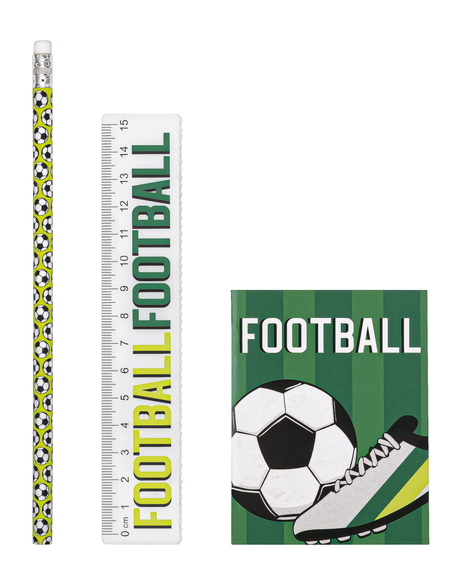 Set van 18 Voetbal schrijfwaren