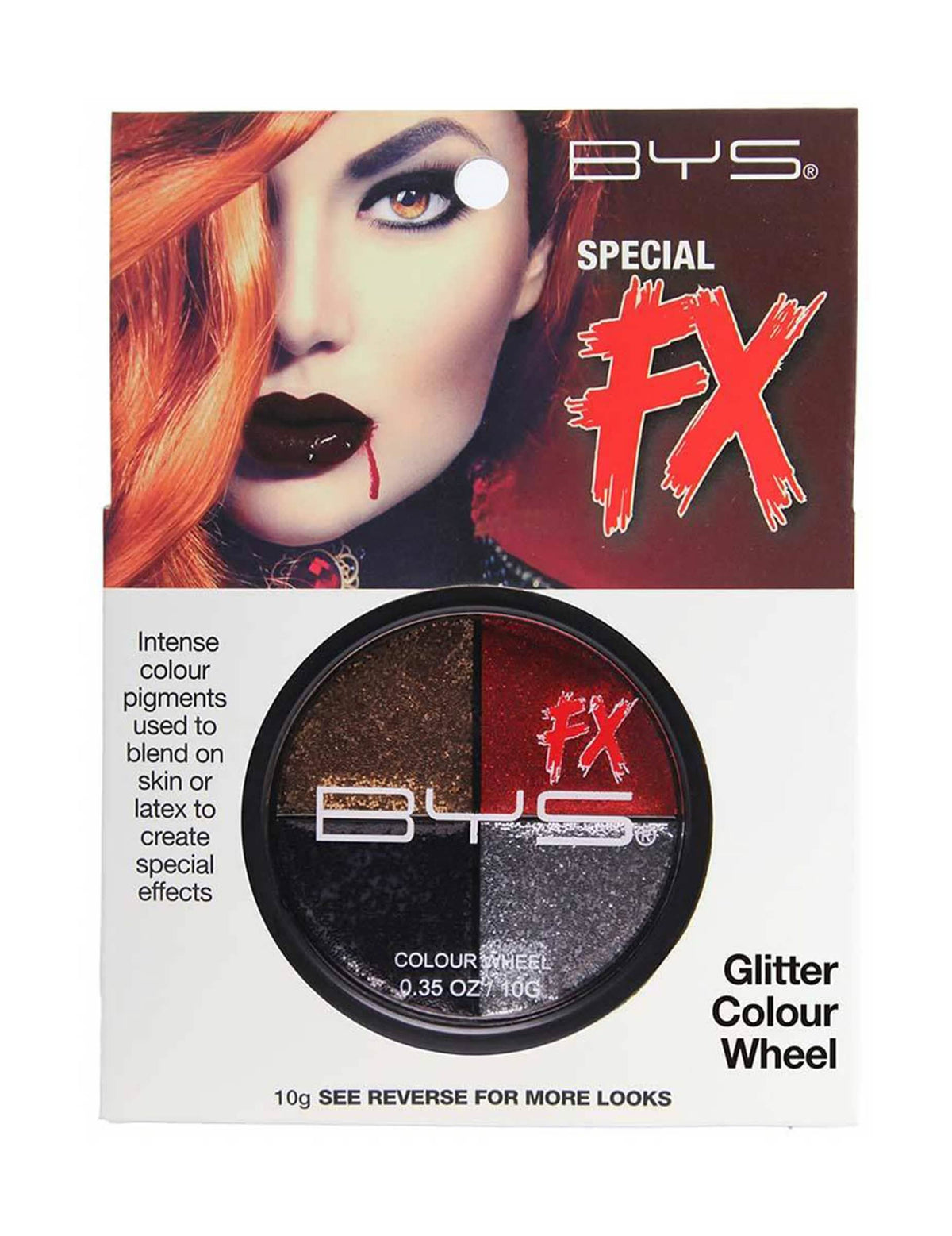 Palette met 4 glitterkleuren 10 g