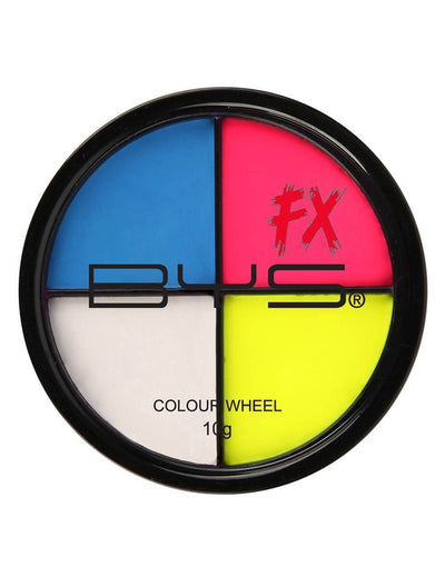 Palette maquillage 4 couleurs fluo 10 g
