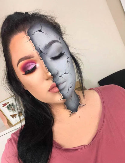 Palette maquillage 4 couleurs Halloween zombie 10 g