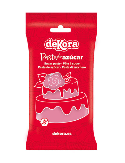 Glutenvrije roze fondant 250 g gebruiksklaar