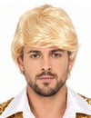 Korte blonde pruik voor heren