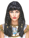 Lange zwarte Cleopatra pruik voor vrouwen