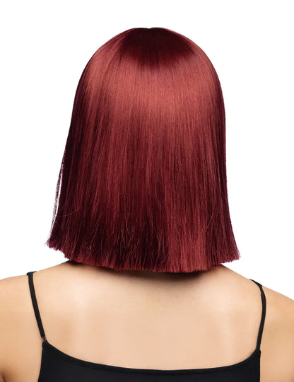 Perruque coiffable carrée auburn luxe femme